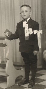 Jean-Marc à sa première communion