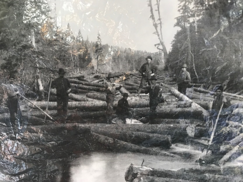 Quelques draveurs à l’ouvrage
